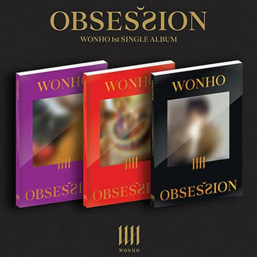 MONSTA X WONHO [ OBSESSION ] 1st Single Album ( VER.2 ) ( 1ea CD+1ea PRE-ORDER ITEM+104p Photo Book+1ea Photo Card+1ea Mini Poster Set(1set 3ea) )