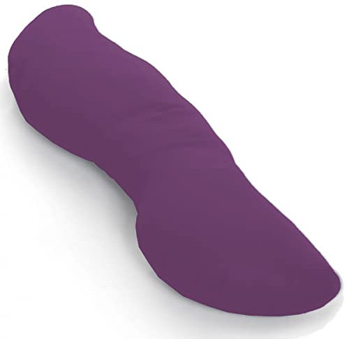 Kissenbezug für Centa Star Hippo Seitenschläferkissen Bezug in der Farbe 77-violett - aus 96% Baumwolle und 4% Elasthan - Made in Germany