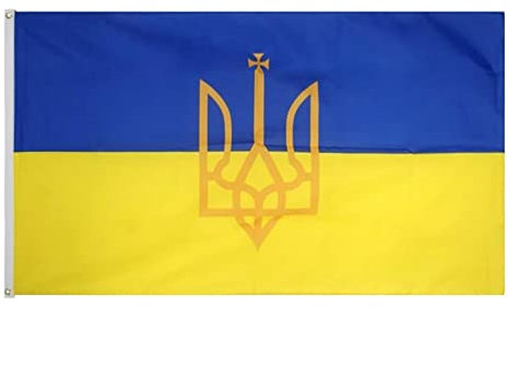 DELAIESI Ukraine Flagge 150x90 cm Fahne Flagge Ukraine Ukraine Flaggen Ukrain Flagg, Flaggen Europa Set Ukraine Cap Flagge Ukraine 60x90 Flagge Ukraine Aufkleber