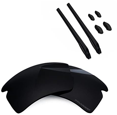 BlazerBuck Polarized Replacement Lenses for Oakley Flak 2.0 XL OO9188- Black