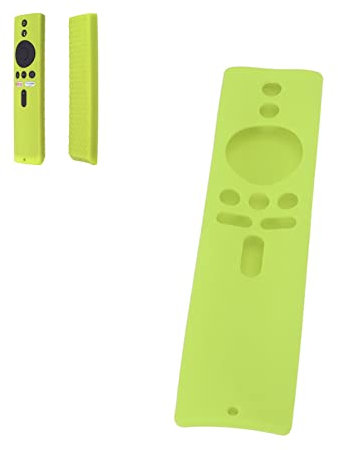 Atyhao Funda Protectora para Control Remoto, Funda Protectora Antideslizante para Control Remoto Funda de Silicona para Mi Box S, Mi TV Stick Y Mi Box S 4K(Verde Luminoso)