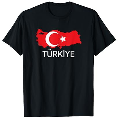 Türkei Flagge Design, Türkische Flagge, Türkei Karte Harita, Türkiye T-Shirt