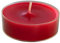 Wiedemann Kerzen Maxi Teelichter Weihnachtsrot in Klarsichthülle 8 Stunden, 21 x Ø 56 mm, 12 Stück