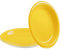YAAVAAW 16Pcs Yellow Paper Plates Party Supplies,7'' Round Dessert Plate Dinner Luncheon Disposable Tableware Creative DIY Solid Color for Kids Adult Birthday,BBQ,Picnic