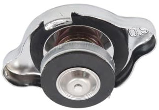 MACHSWON Tapones de radiador de color gris, universal, portátil, tono plateado, para coche, camión