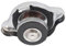 MACHSWON Tapones de radiador de color gris, universal, portátil, tono plateado, para coche, camión