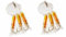 Set 2 Dorschvorfächer von Behr Gummi Octopus 3 Arme Leuchtend Tintenfisch Norwegen fertig montiert Länge 150cm, Hakengröße 6/0, Schnurstärke 0,70mm (Set # 1)