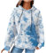 EMATOP befristetes Angebot des Tages Pullover Damen Causal Baumwolle Hoodie Sport Langarm Sweatshirt mit Kapuze Langarmshirt Bunte Waffel Kapuzenpullover Winter Warm Vintage Kapuzenpulli Oberteile