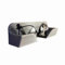 Generic Brillenhalter für Wandmontage, Universal Brillenablage (Silber-metallic), 4.7 x 16 x 5 cm, Kunststoff, Modern, Indoor/Outdoor Nutzung, mit 2 Klebestreifen oder Schrauben (inkl. Bohrungen)