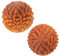 FRCOLOR 2St Massagekugel Ziehpunkte B? ausl?sen Handmassagebälle aus Holz Massageball dekompressionsball Gehhilfe Gymnastikball Handübungsbälle Handball trainieren Thuja Massagegerät Rolle