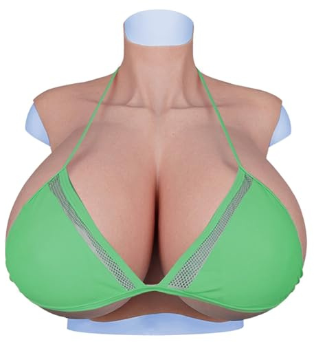 LCUPPON Seni in silicone Forme del seno Pannelli Seni Finti Seno Artificiale 4a Grade per Crossdresser Transgender (Avorio, H cotone)