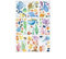 9 Blätter Fensterbilder Sommer Fensterbilder Selbstklebend Meere Kinder Buntes Tier Window Stickers Doppelseitige Statische Aufkleber für Fensterdekorationen Baby Dusche Party Zubehör (Meere)
