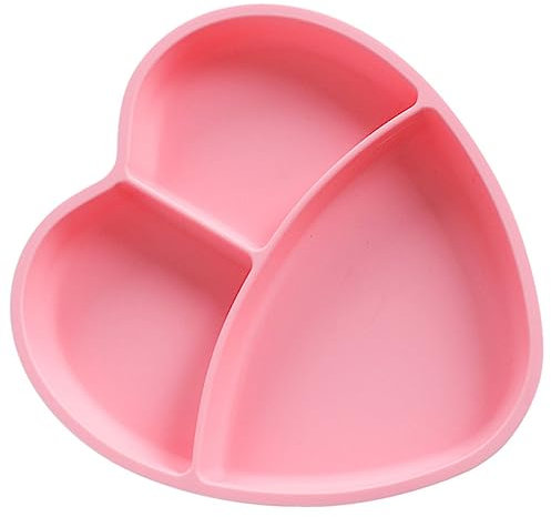 RORPOIR Assiette à ventouse en silicone souple pour bébé Vaisselle pour enfants en toute sécurité