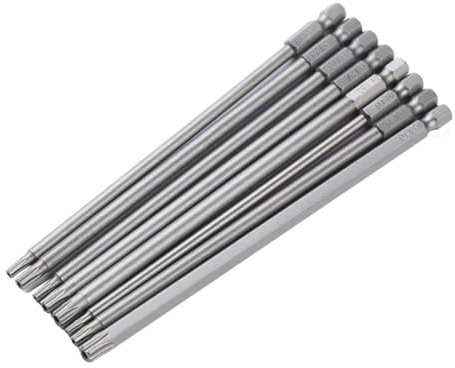 ORFOFE 8 Stück Sechskant Sicherheits-schraubendreherbit-set Mit Bits Aus Stahl Für Reparaturen An Computern, Autos Und Motorrädern