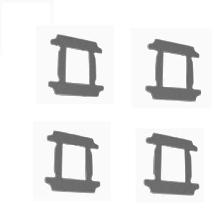 4er Pack Original Winbot Mikrofasertücher für Fensterreinigungsroboter YW703 | Hochwertige Reinigungstücher mit 360°-Wirkung | Kompatibel mit Winbot Modellen