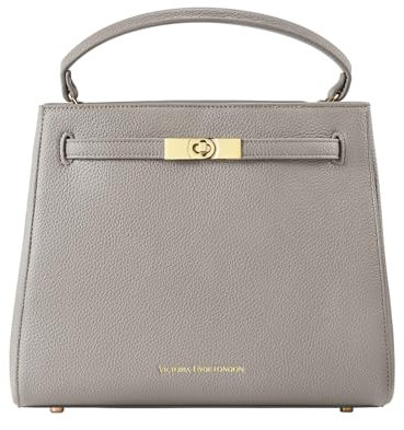 VICTORIA HYDE Damen Handtasche PU Leder Henkeltaschen Elegant Taschen Große Schultertasche Damen Tote Shopper mit Mehreren Fächern für Arbeit Schule Reisen-Nackt