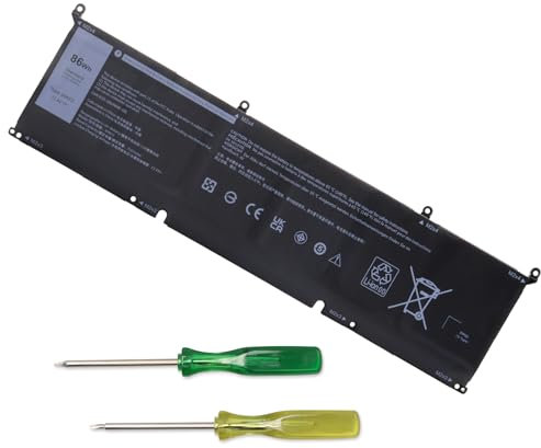 69KF2 Batterie pour Dell XPS 15 9500 9510 Alienware M15 M17 R3 R4 Precision 5550 5560 G15 5515 G7 15 7500 Inspiron 16 Plus 7610 P87F P91F P45E 8FCTC DVG8M 070N2F