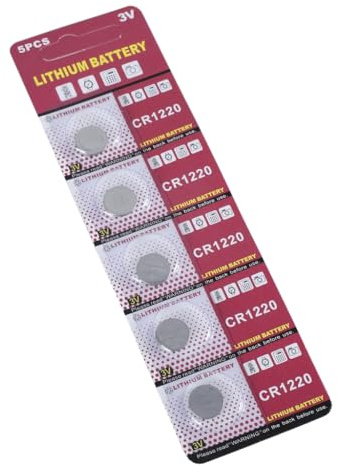 CR1220 Leistungsstarke 3-V-Knopfzellenbatterien mit sicherem Aufbewahrungsdesign, CR1220-Batterien