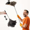 Lamar Extendable Ostrich Feather Duster, 19-39 Washable Duster for Ceiling Fans, Blinds, High Cleaning