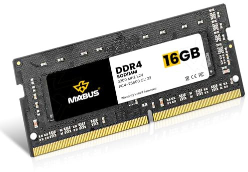 MABUS - Memoria RAM DDR4 16GB 3200MHz SODIMM para PORTÁTIL (PC4-25600)