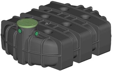 FLORANTIA Regenwasser Flachtank 5000 Liter Erdtank Aqua-Flat Kunststoff [ Ausbaupaket passend für Ihre Anwendung frei wählbar ]