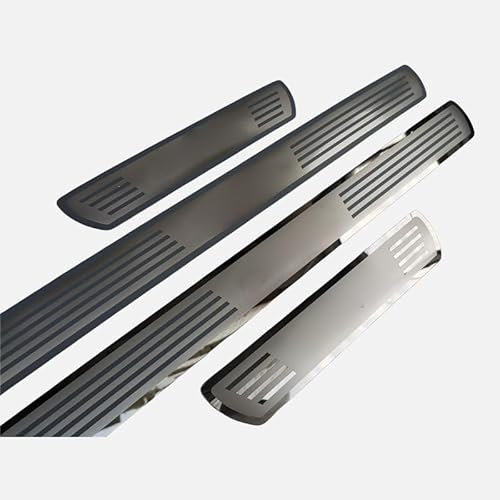 LiYeeYP 4 Stück Auto Einstiegsleisten Schutz, für Ford Ranger T9 2023 2024 Raptor Wildtrak XLT, Edelstahl Material Autotürschwellenleiste Schwellerleisten Auto Zubehör