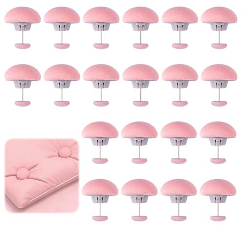 20 Stück Bettdeckenhalter Gegen Verrutschen, Rosa Bettdeckenbezug Klammer, Kunststoff Bettdecken Clips, Quilt Fixer, Duvet Cover Clips Bettwäsche, Bettdecke Pins Pilzbefestigungsclip mit Knopf