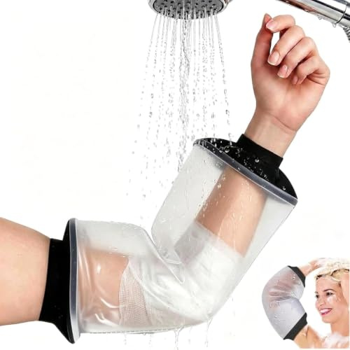 Picc Line Covers Oberarm, wasserdichter Gips- und Verbandsschutz für Duscharme, wiederverwendbarer Armschutz für Dusche, Gipsguss, wasserdichte Abdeckarme für Wundpflege, Gliedmaßenschutz