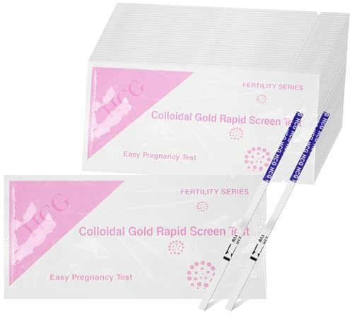 AYBUY 25 Tests de Grossesse Précoces, HCG Test | Sensibilité 25 mIU/ml, Détection Précoce, Utilisation Facile