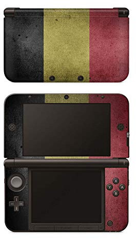 Skins4u Aufkleber Design Schutzfolie Vinyl Skin kompatibel mit Nintendo New 3DS XL Belgien