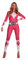 Morphsuits Costume Power Rangers Adulte Rose, Déguisement Halloween, Taille S
