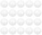 20 Stücke Styroporkugeln Kugeln 8CM Styropor Bälle Weiß Christbaumkugeln Weihnachtskugeln Baumschmuck DIY Handwerk Basteln Modellierung Hochzeit Party Deko