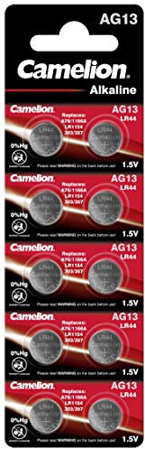 AG 13 LR44 Batterie Knopfzelle Alkaline, 100 Stück