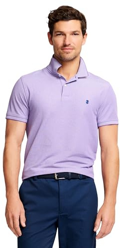 Izod Men's Advantage Performance Short Sleeve Fashion Polo Shirt