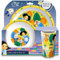 Moon and Me - Set di 3 piatti in melamina senza BPA, ciotola e tazza