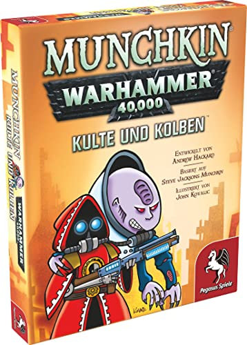 Pegasus Spiele 17018G Munchkin Warhammer 40.000: Kulte und Kolben [Erweiterung]