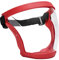 Bexdug Protective Face Shield Full Visor Glasses with Frames, Anti-Fog Ultra Clear Protective Full Face Shields 4 Colors, Sanitary Droplet Splash Guard Reusable PVC Goggles for Adults