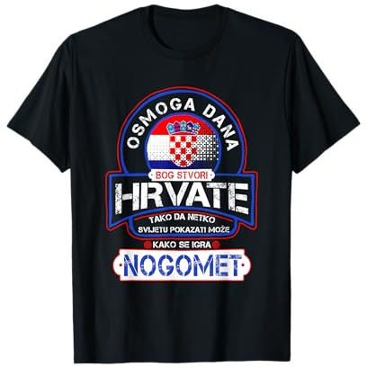 Nogomet Hrvatska Fußball und Kroatien T-Shirt