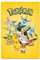 Anime Poster - Poster Pokemon Evolutions Eeeve - Deko Wohnzimmer oder Deko Schlafzimmer - Deko Wohnzimmer - Größe : 61 x 91 - Anime Deko - Anime Merch - Anime Geschenke