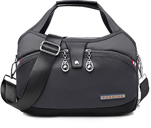 Travistar Handtasche Damen Mittelgroß Wasserdicht Nylon Umhängetasche Damen Kleine Crossbody Bag mit Vielen Fächern Leichte Schultertasche Arbeitstasche Handtaschen Messenger-Bag für Reisen