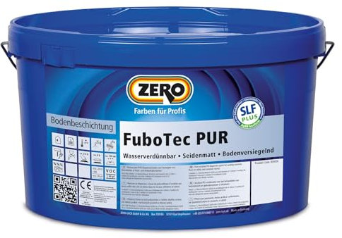 Zero FuboTec PUR AgBB 255 12,5 l Fußbodenfarbe Bodenbeschichtung