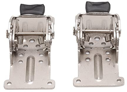 2Pcs Bisagras Plegables Autoblocante, Aleación de Zinc, Bisagra Autoblocante de 180 Grados, Soportes Plegables para Patas de Mesa, Juego de Herrajes para Gabinete, Armario, Puerta, Patas de Mesa