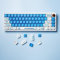 Evangelion Keycap Set, PBT Dye-Sub MA Profile Japanese Anime EVA Keycap For Custom Mechanical Gaming Keyboard (Color : 00)