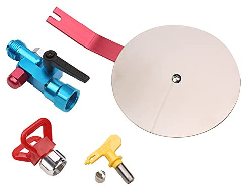 Irfora Guide de pulvérisation universel 7/8 pour Wagner pour pulvérisateur de peinture Wagner Airless avec pare-éclaboussures 517 Pointe et joint de pointe