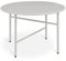 bomoe Beistelltisch Outdoor Gartentisch Rund Ø 53 cm Tischplatte Kratzfest – Stabiler Wohnzimmer Couchtisch Leicht In- & Outdoor Balkon Tisch Terrasse – Hellgrau Nachttisch Bett Schlafzimmer Finn