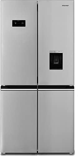 Sharp SJ-FA25IHDIF - Frigorifero Americano No Frost, Classe F, 488 Litri, Inox