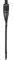 Rivanto® Bambus Gartenfackel Größe S 62,5 cm schwarz, natürliche Dekolaterne, Ölfackel