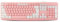 Guiheng Wired Computer Keyboard, Plug Play USB, Silent-Touch Chiclet Keys, Large Number Pad, LED Indicators，Ergonomic, Foldable Stands,Anti-Wear Letters Full Size Keyboard,for Windows Mac PC Laptop ﻿