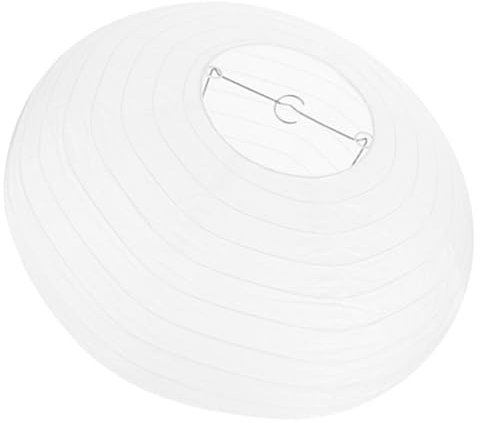 HOMSFOU Abat-Jour De Lanterne Ovale En Papier - Couverture De Lanterne Japonaise Chinoise - Lampe Suspendue En Boule Pour Anniversaire Et Mariage