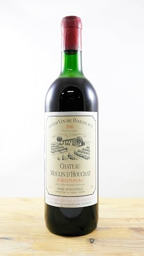 Château Moulin d'Houchat Flasche Wein Jahrgang 1986 HE